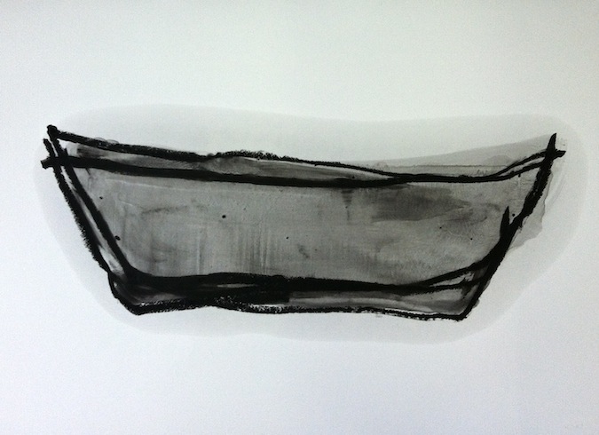 Boat (2), 2012, huile sur papier, 56 x 75,5 cm (vendu-sold)