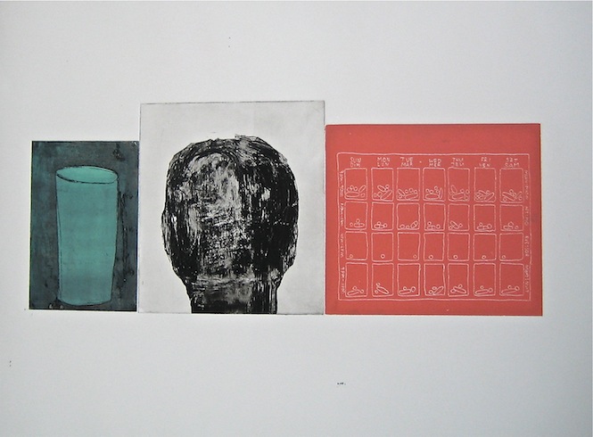 Everyday serie (variation 1), 2011, intaglio, monotype, 50 x 65 cmJPG