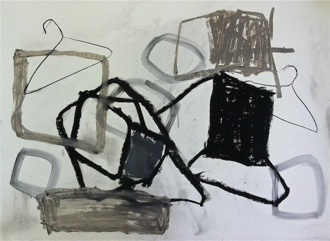 Hoarding (4), 2012, huile sur bois, 56 x 75,5 cm (vendu-sold)